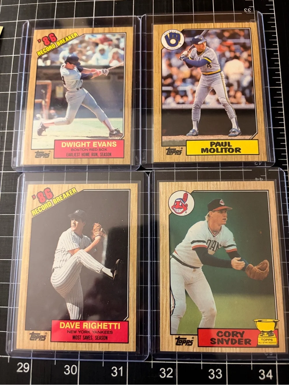 Vintage 1987 Topps Baseball Card Lot - Mint Condition - Picture 3 of 5